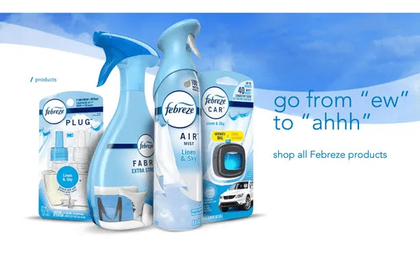 ventes de febreze