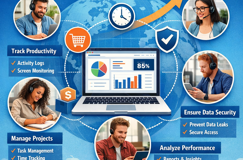 How Employee Monitoring Software Helps E-commerce Agencies Scale Remote Teams
